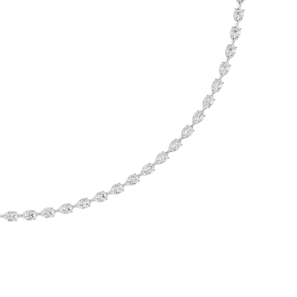 Spaced Lab-Grown Diamond Collar Necklace