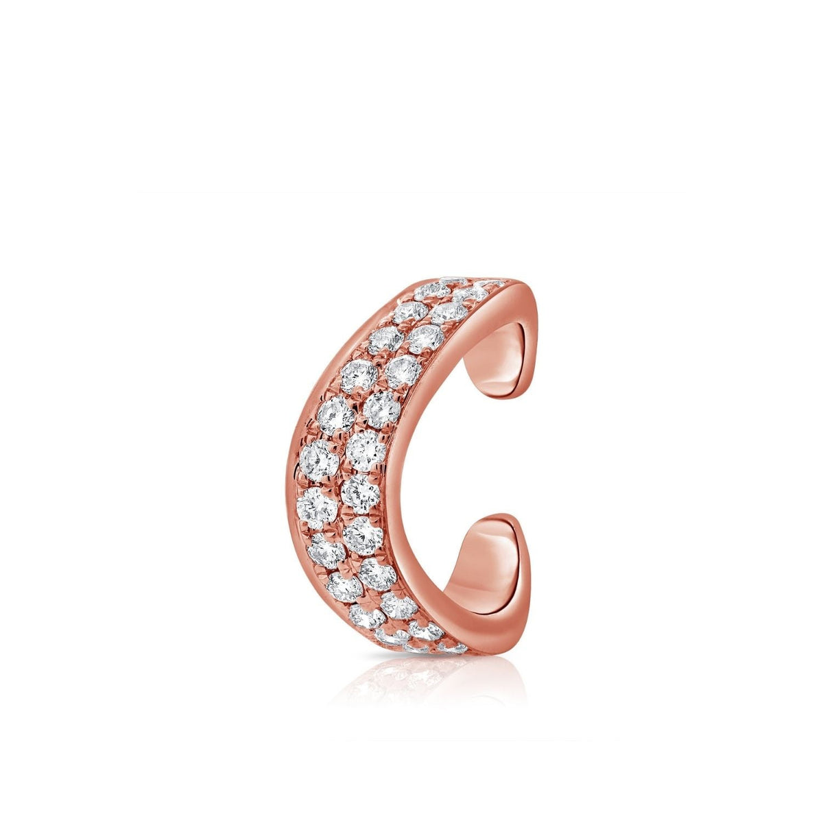 Tapered Pavé Diamond Ear Cuff