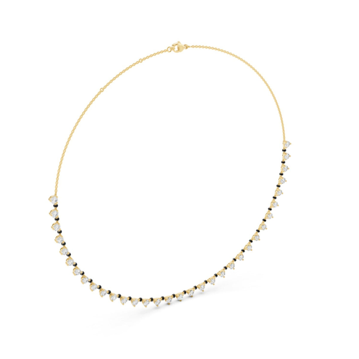 Three Prong Diamond Mangalsutra