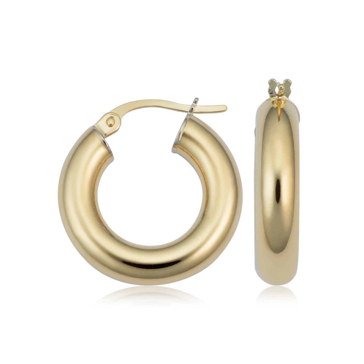 Tube Hoop Earrings