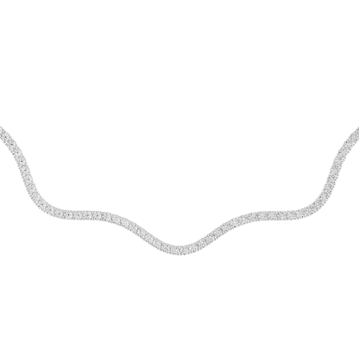 Wave Lab-Grown Diamond Collar Necklace