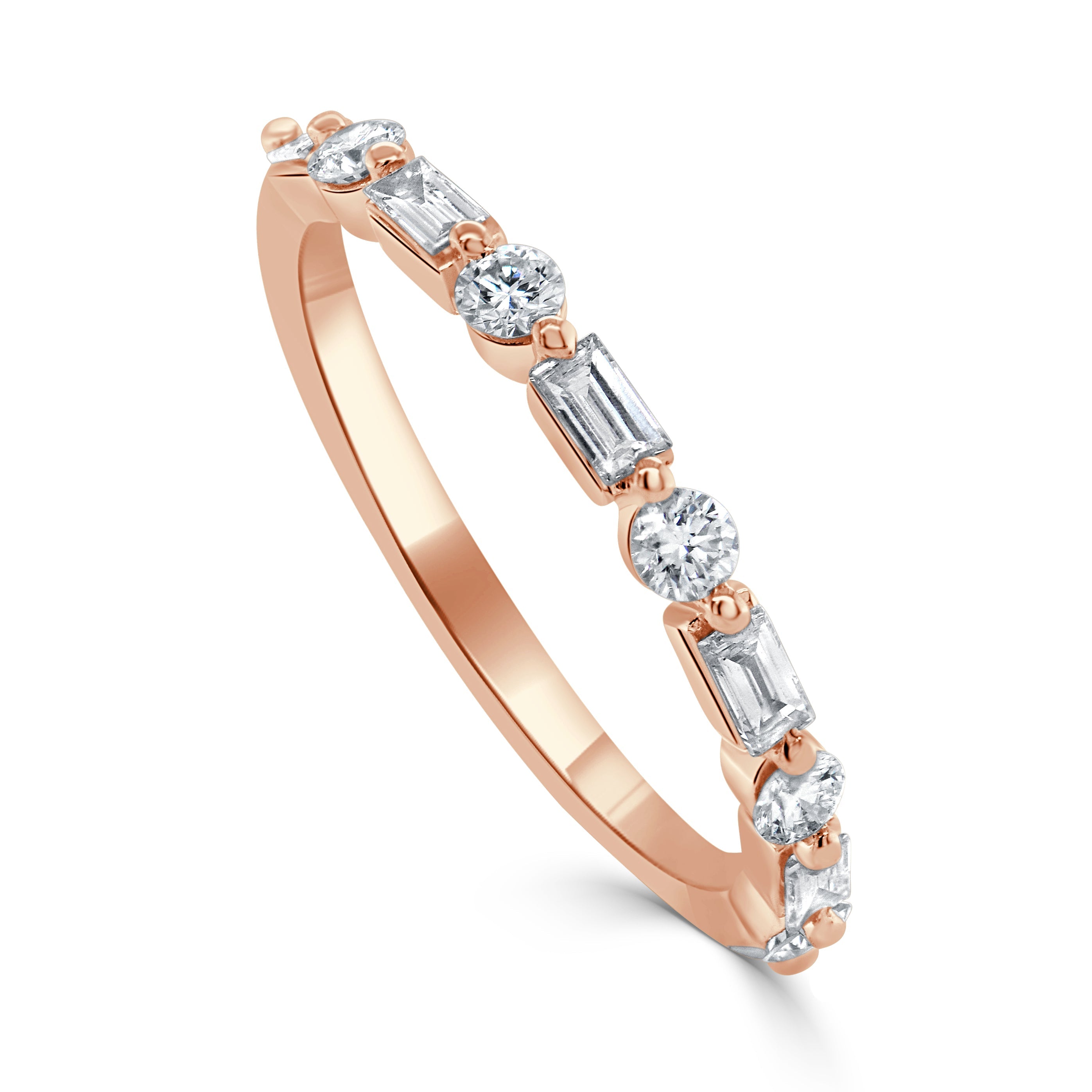 Baguette Diamond Stackable Ring