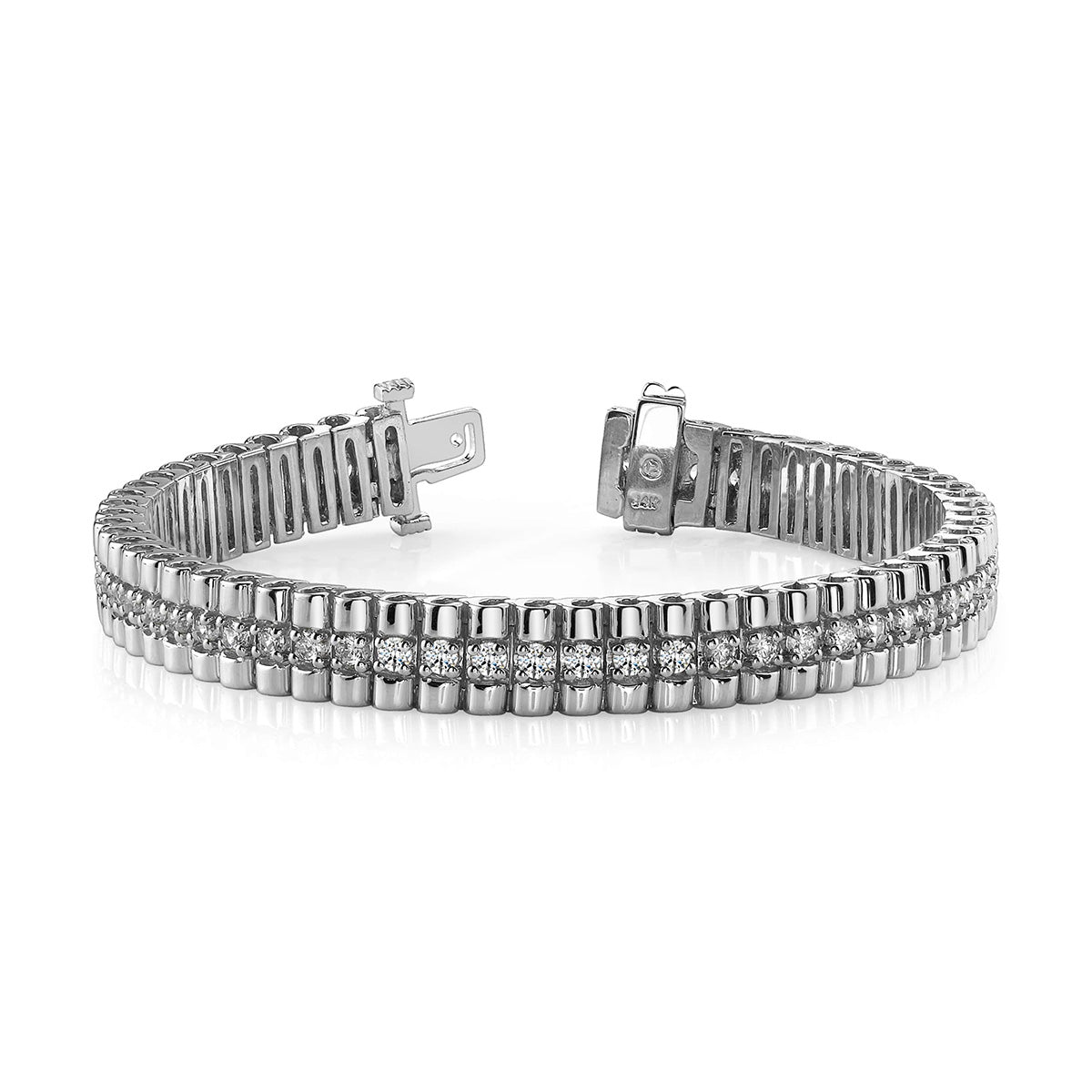 Continuous Strand Diamond Bracelet