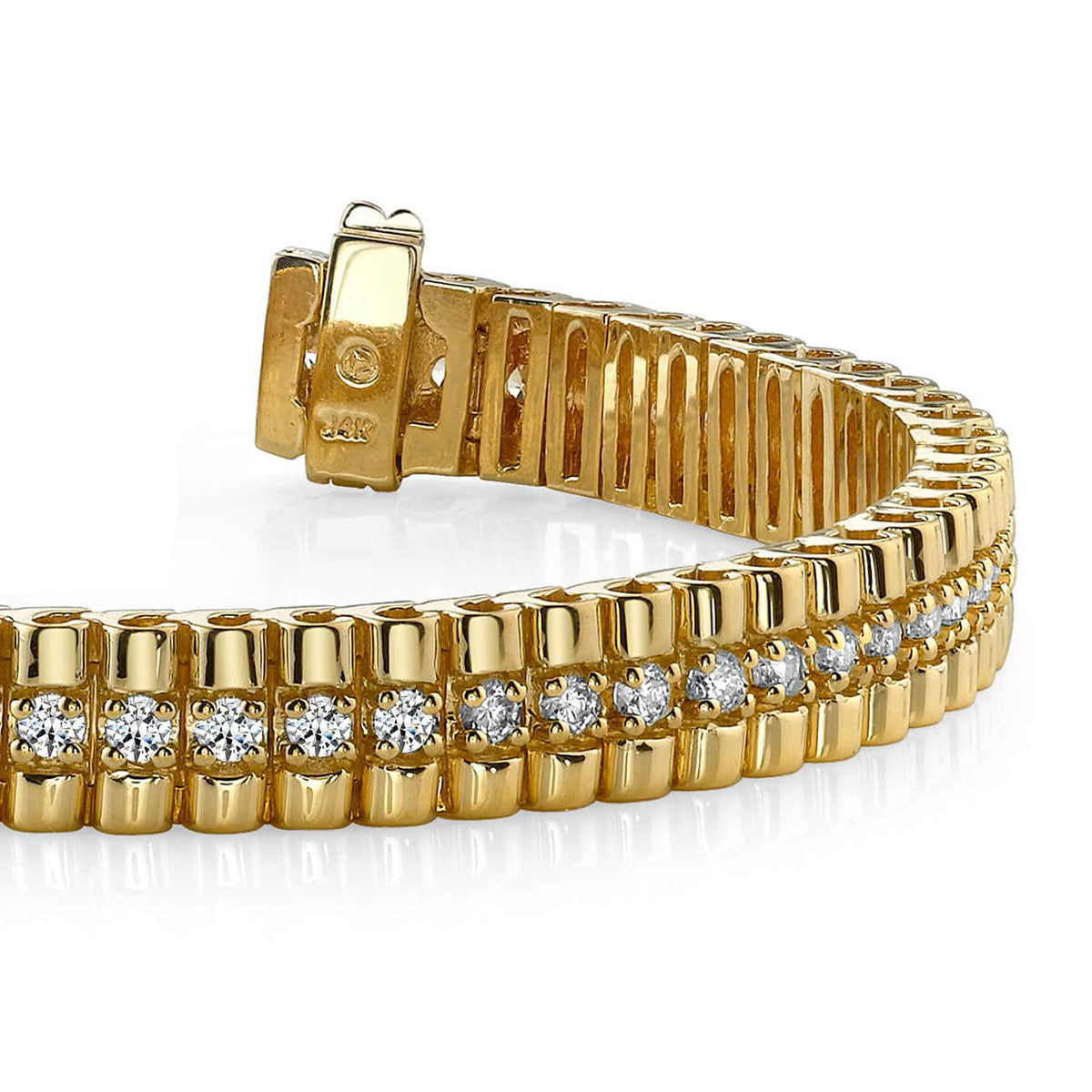 Continuous Strand Diamond Bracelet