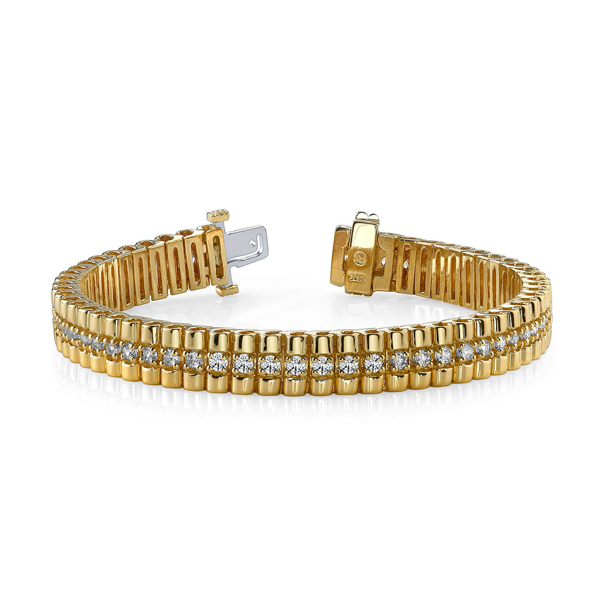 Continuous Strand Diamond Bracelet