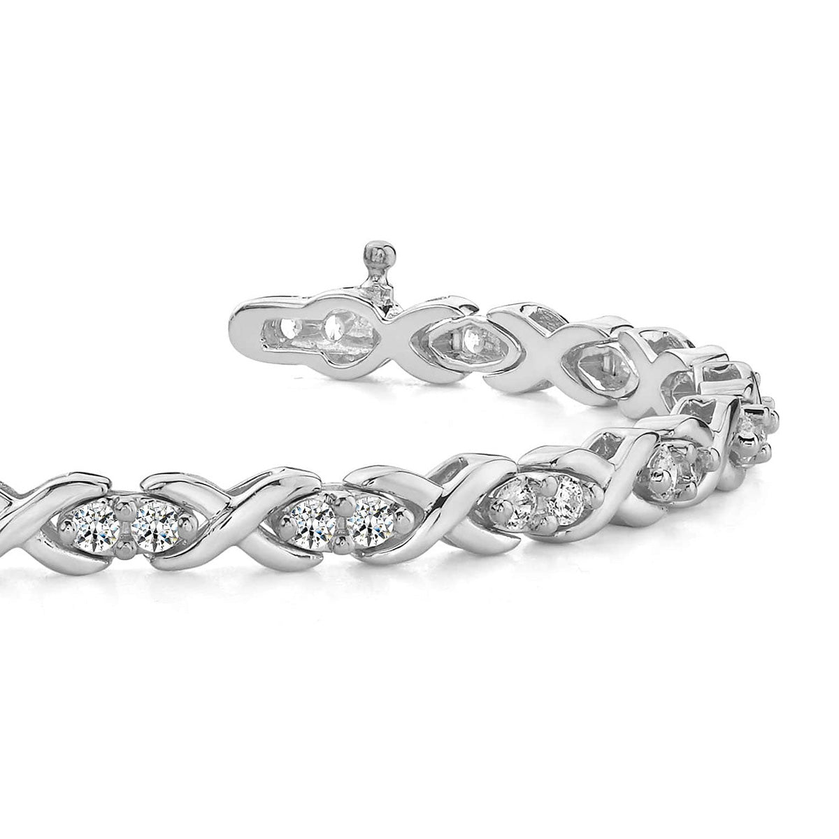 X Link Lovebird Diamond Bracelet