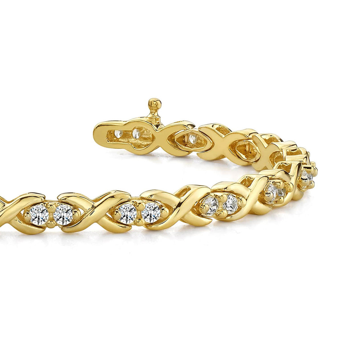 X Link Lovebird Diamond Bracelet