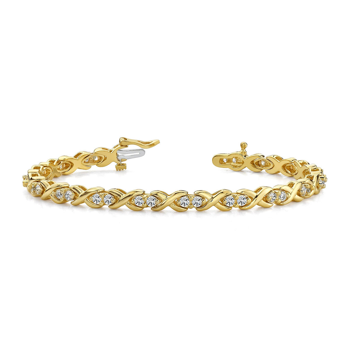 X Link Lovebird Diamond Bracelet
