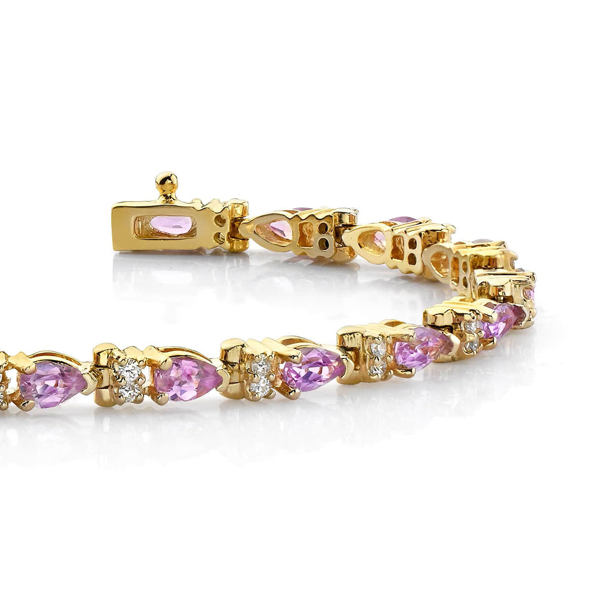 Pear And Diamond Bracelet