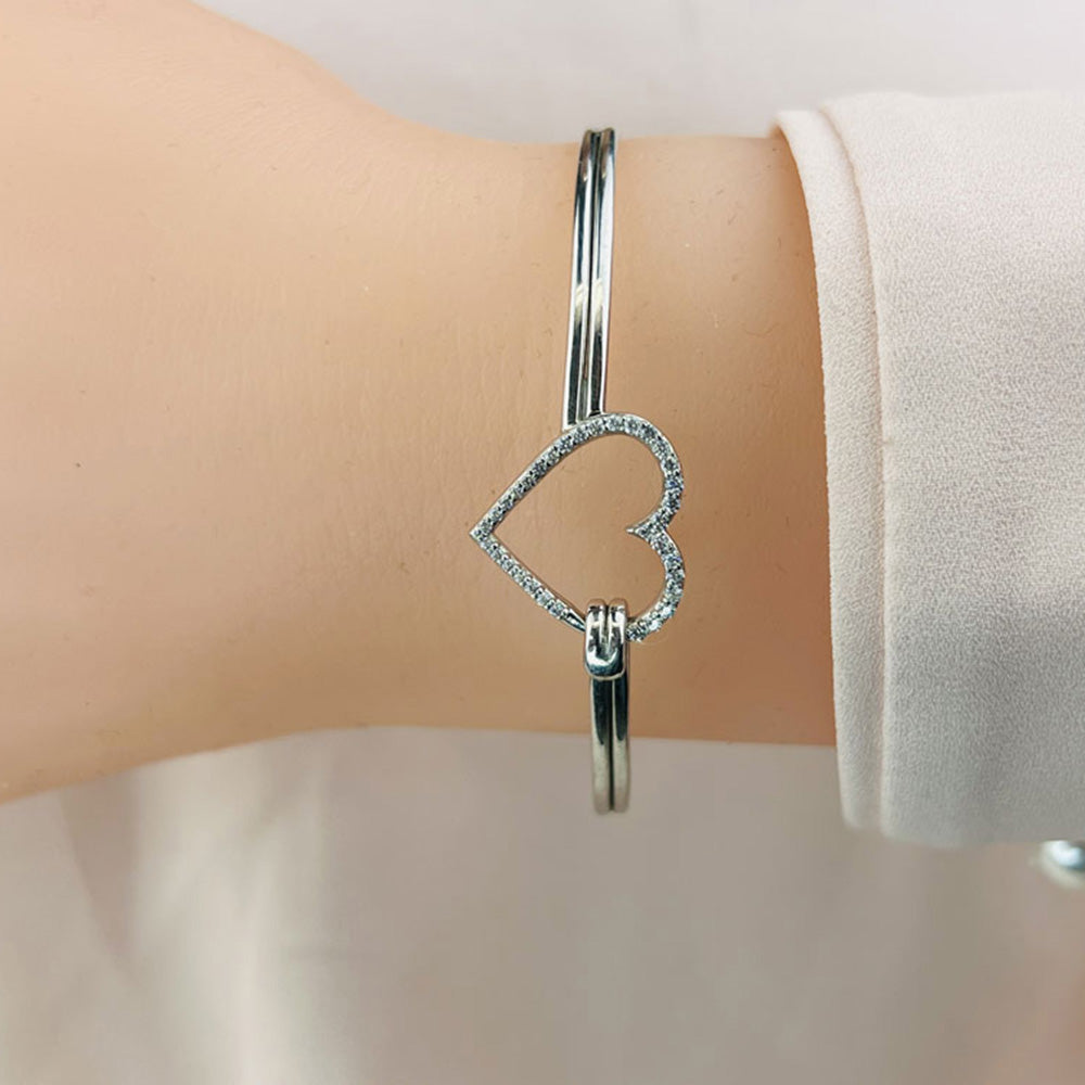 The Sparkling Heart Unity Bracelet
