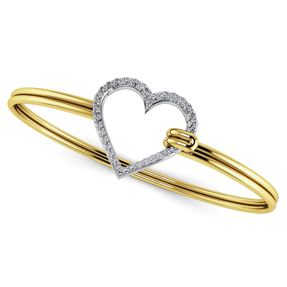 The Sparkling Heart Unity Bracelet