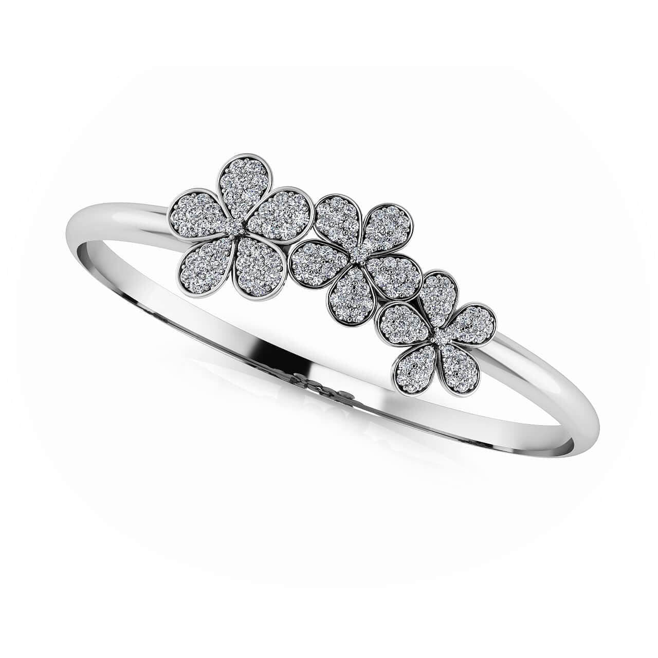 Three Flower Bangle