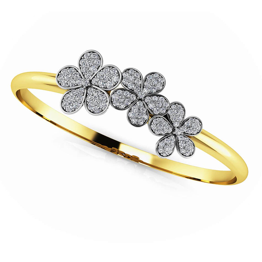Three Flower Bangle