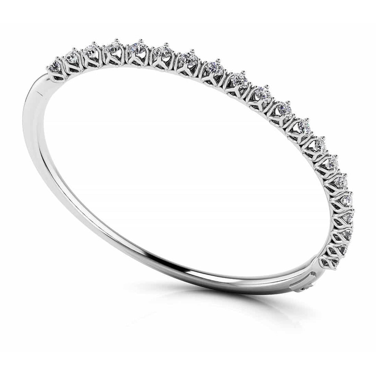 Blossoming Florals Diamond Bangle