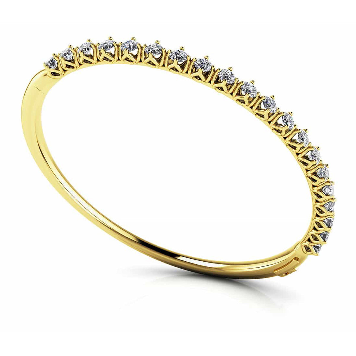 Blossoming Florals Diamond Bangle