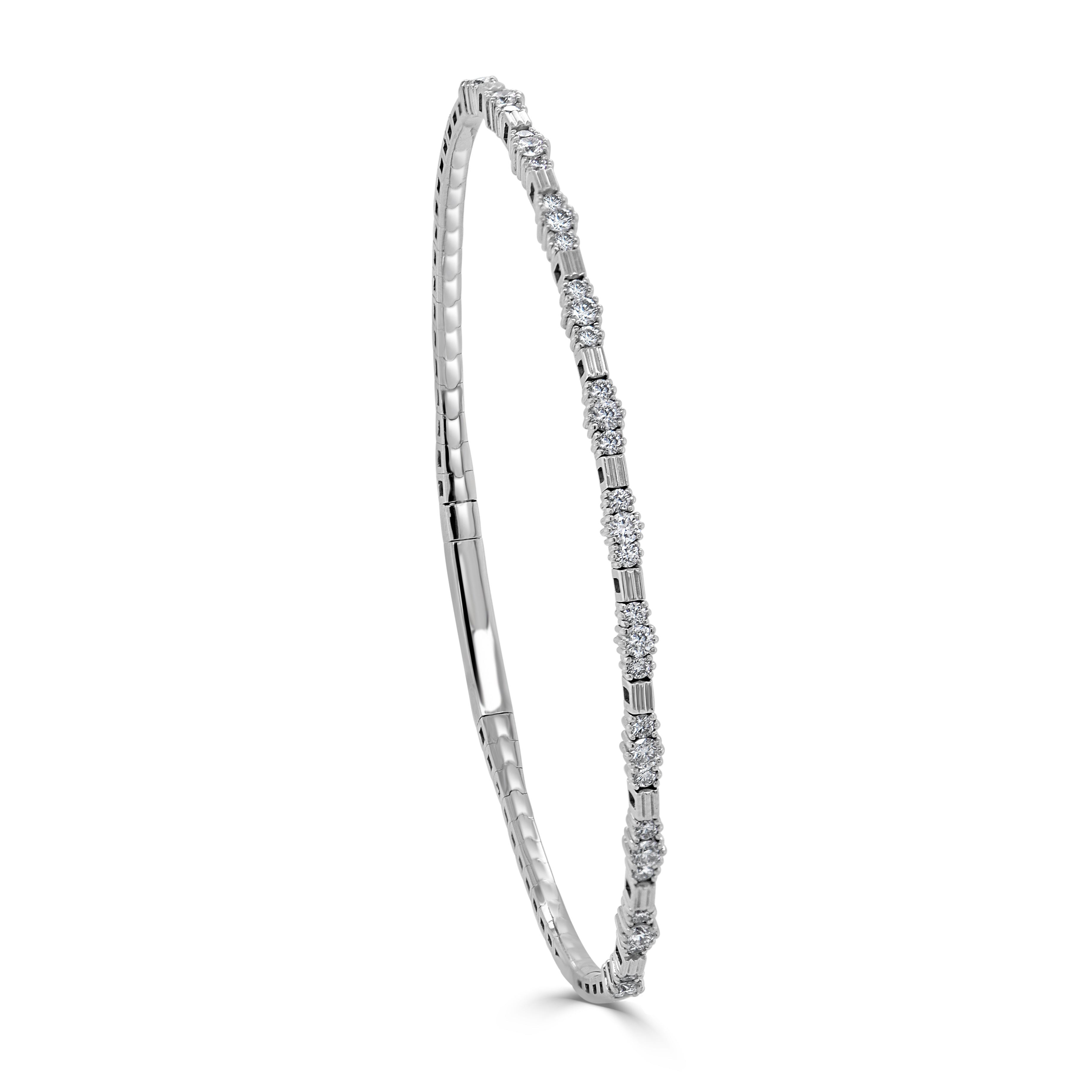 Diamond Flexible Bangle