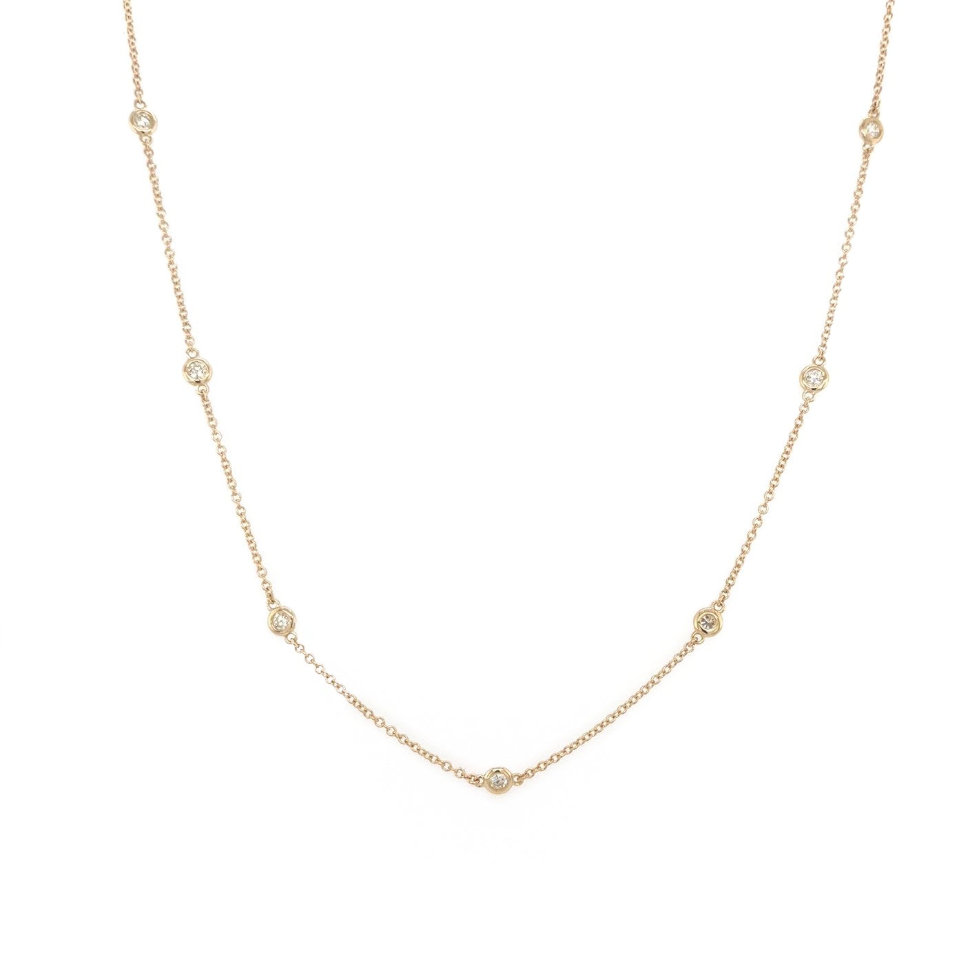 Diamond Station Necklace