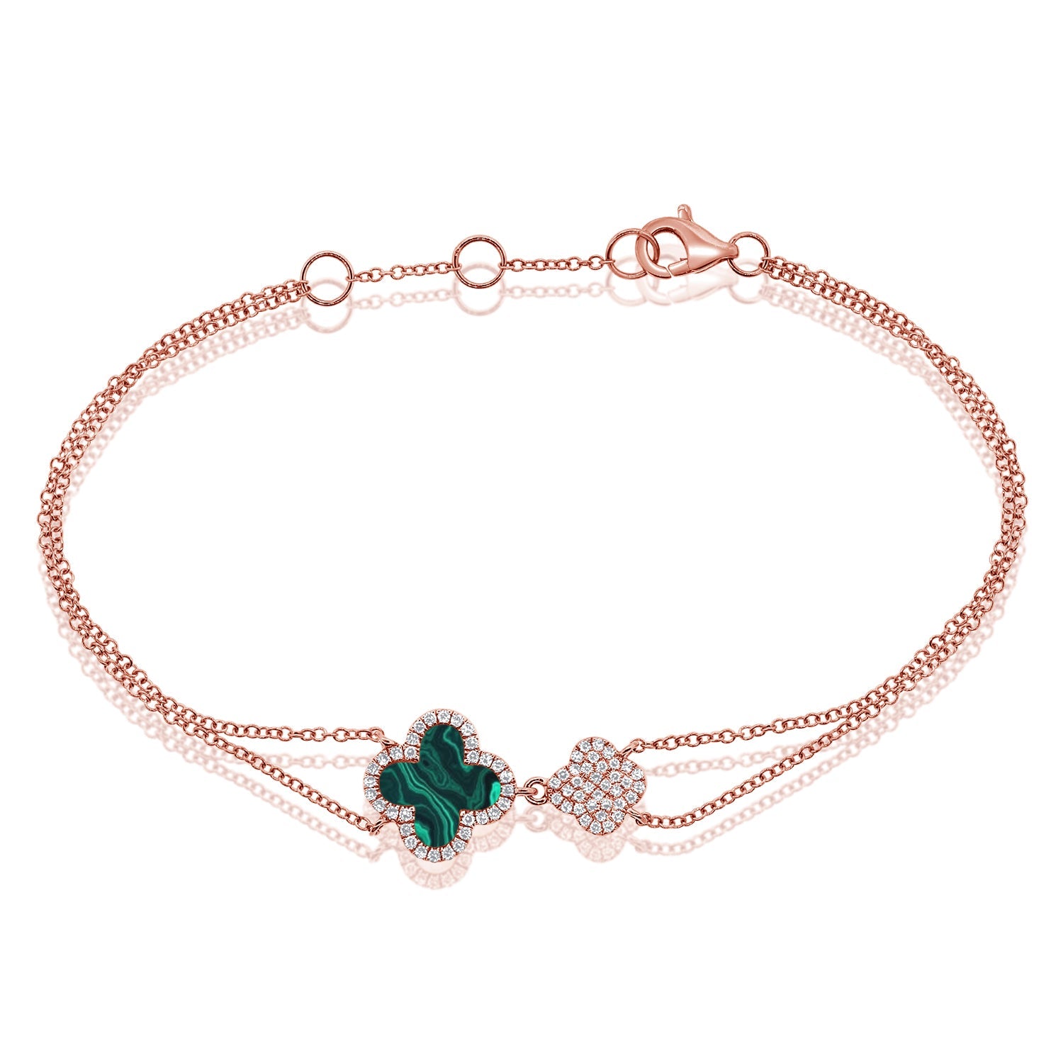 Diamond Clover Bracelet