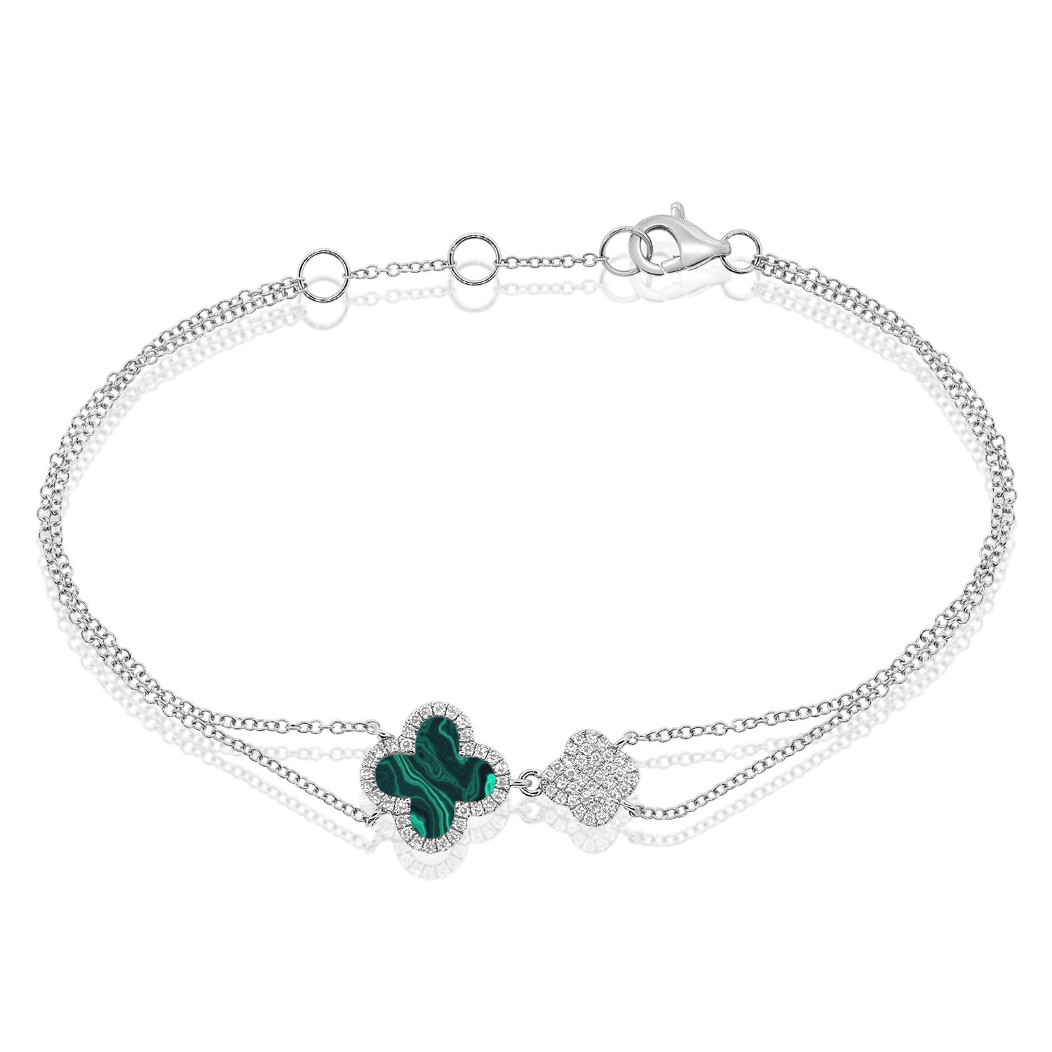 Diamond Clover Bracelet