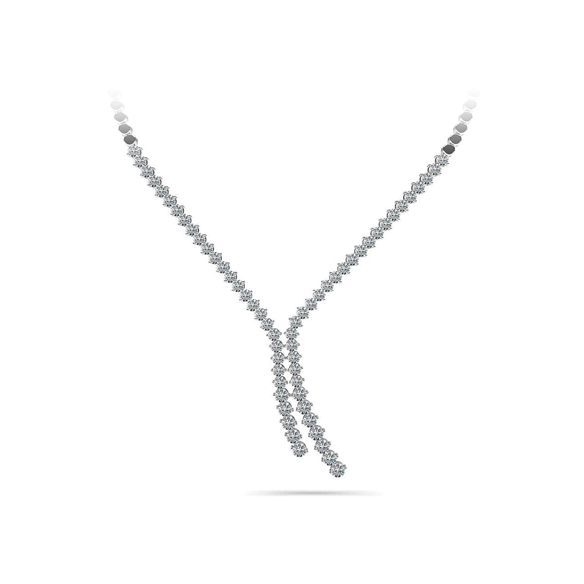 Diamond Bolero Tie Necklace