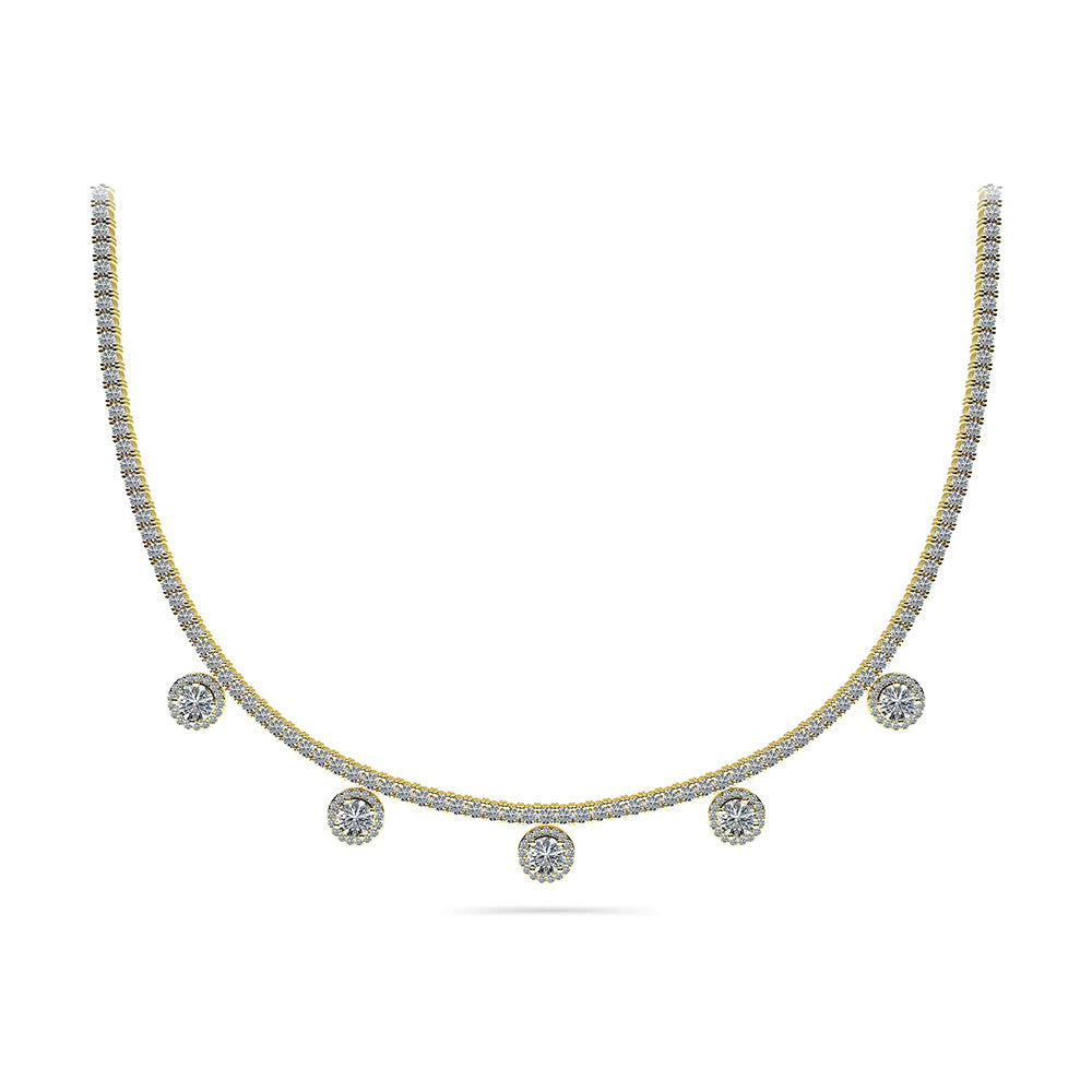 Captivating Diamond Tennis Necklace