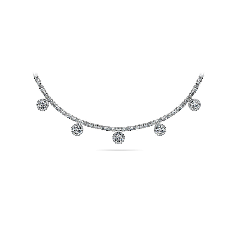 Captivating Diamond Tennis Necklace
