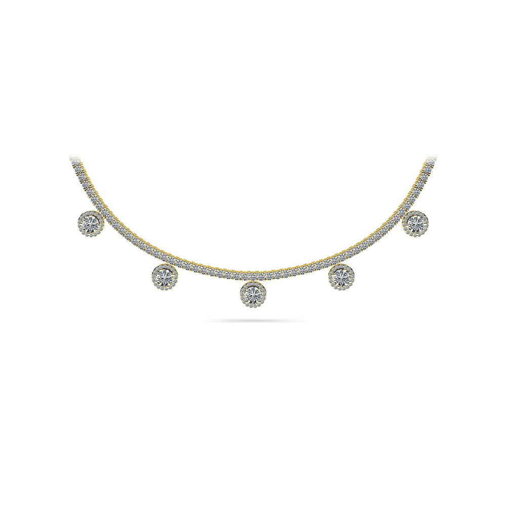 Captivating Diamond Tennis Necklace