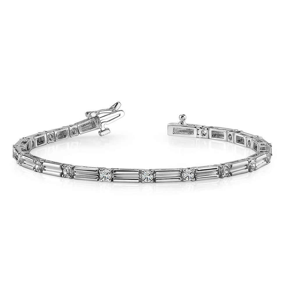 Memento Single Diamond And Link Bracelet