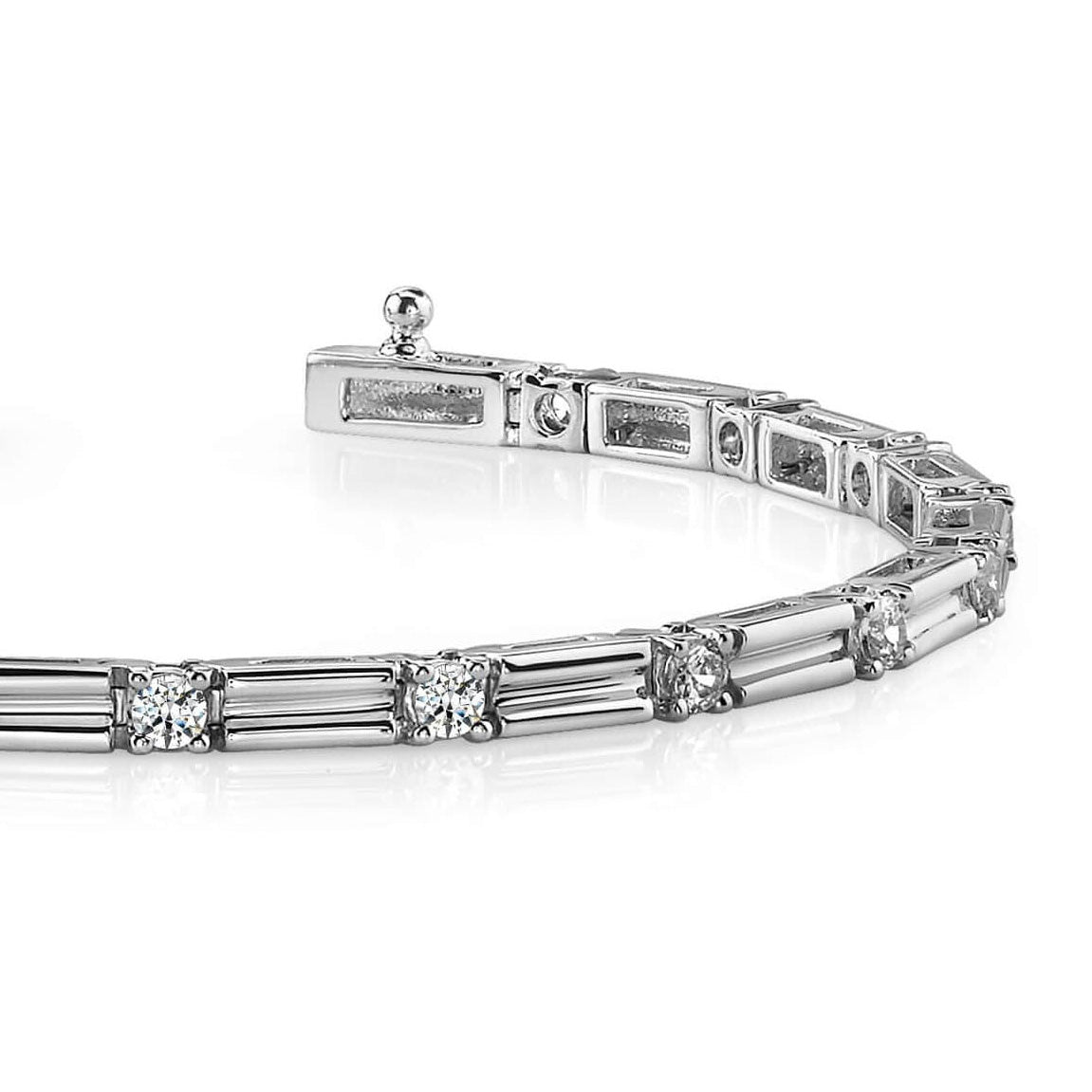 Memento Single Diamond And Link Bracelet