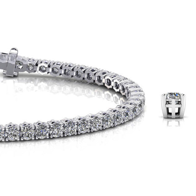 Sign Of Faith Diamond Tennis Bracelet
