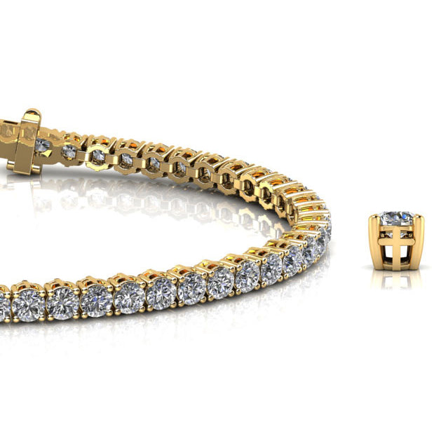 Sign Of Faith Diamond Tennis Bracelet