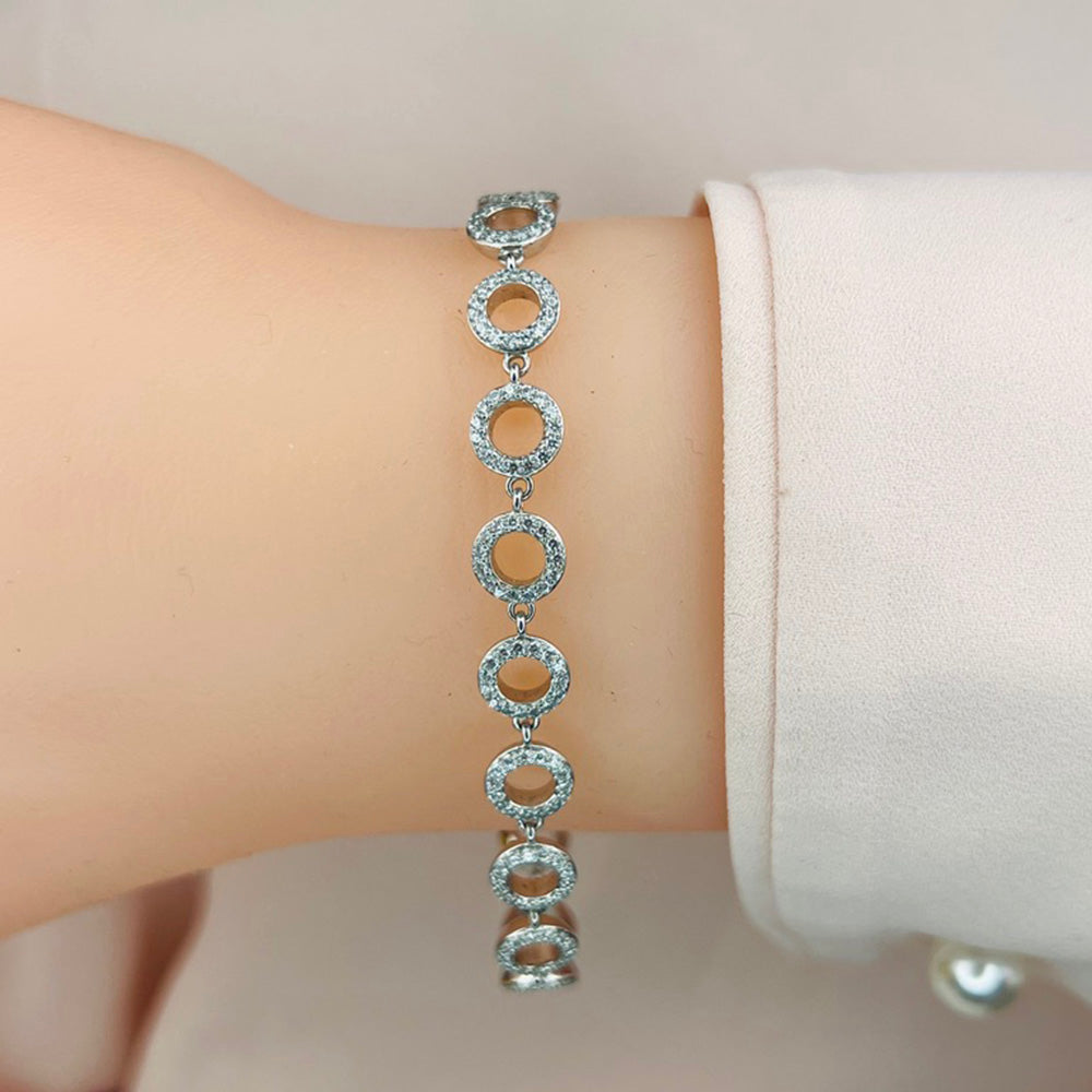 Circles Of Love Diamond Bracelet