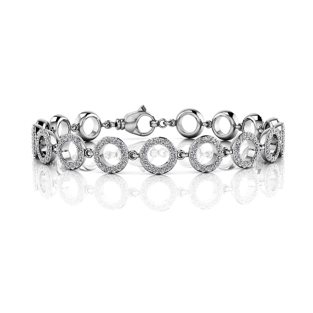 Circles Of Love Diamond Bracelet