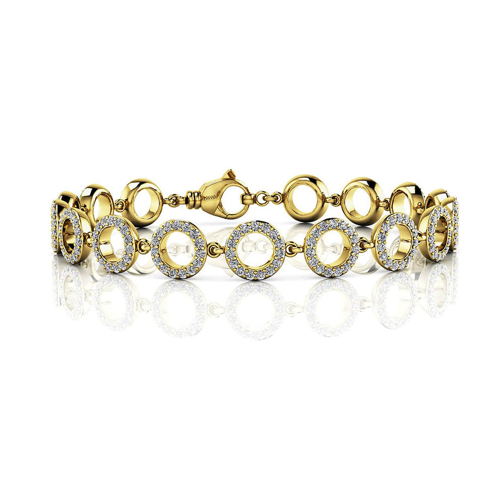 Circles Of Love Diamond Bracelet