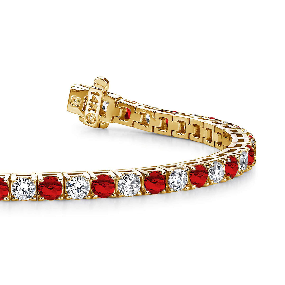 Gemstone Dreams Diamond Tennis Bracelet