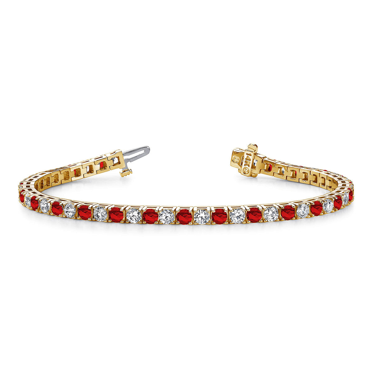 Gemstone Dreams Diamond Tennis Bracelet