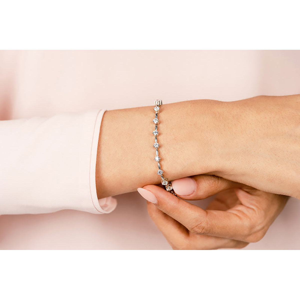 Classic Diamond Link Bracelet