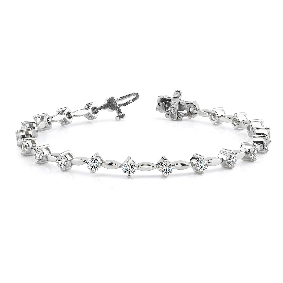 Classic Diamond Link Bracelet