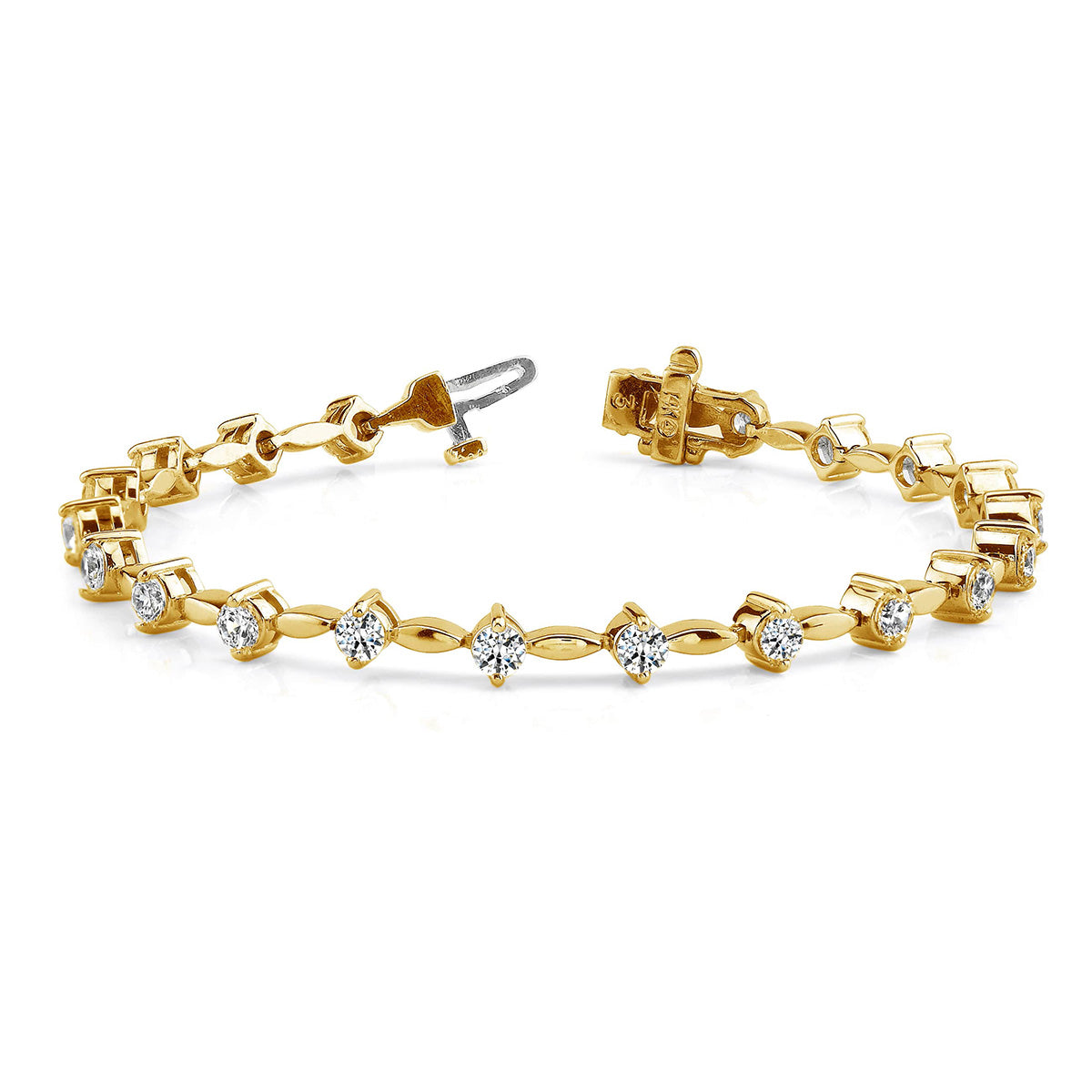 Classic Diamond Link Bracelet