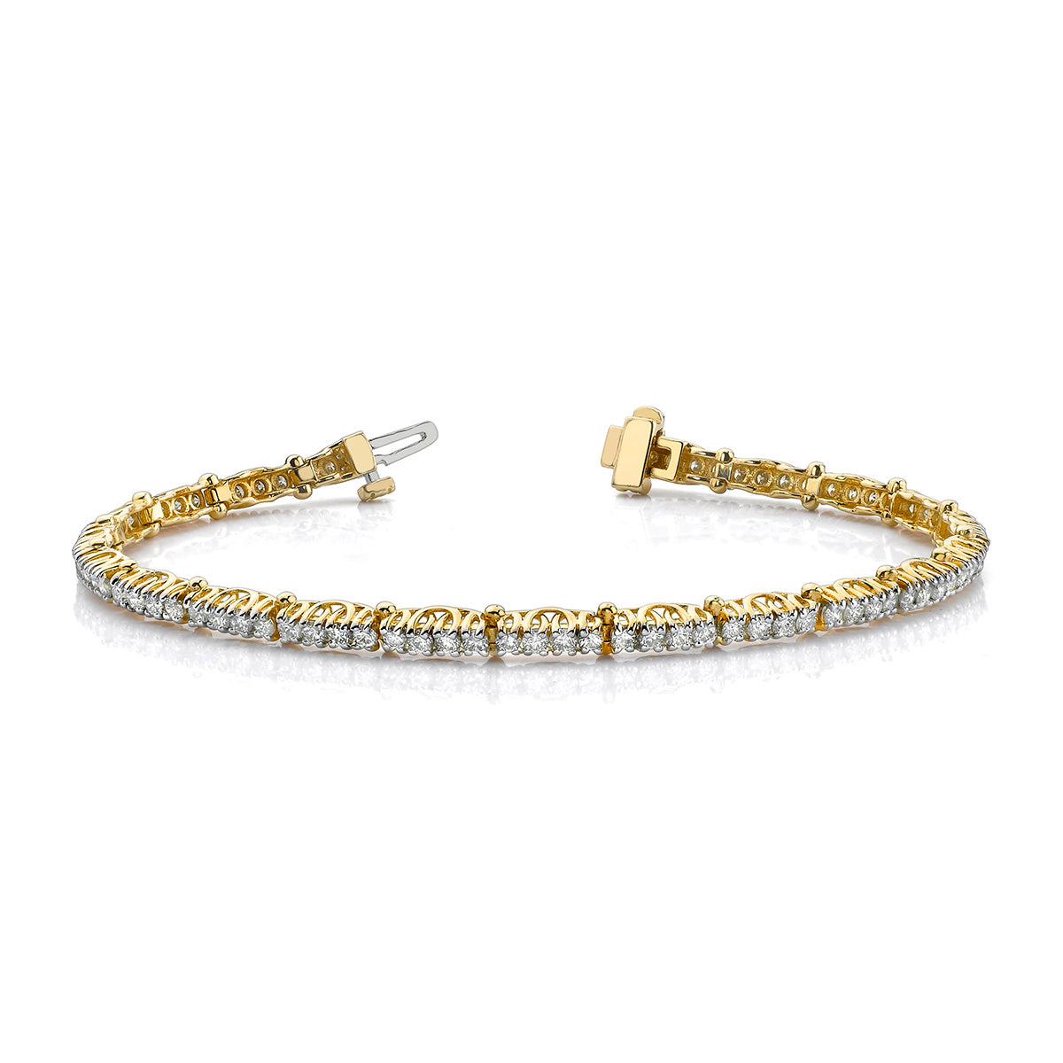 Continuous Loop Diamond Bracelet