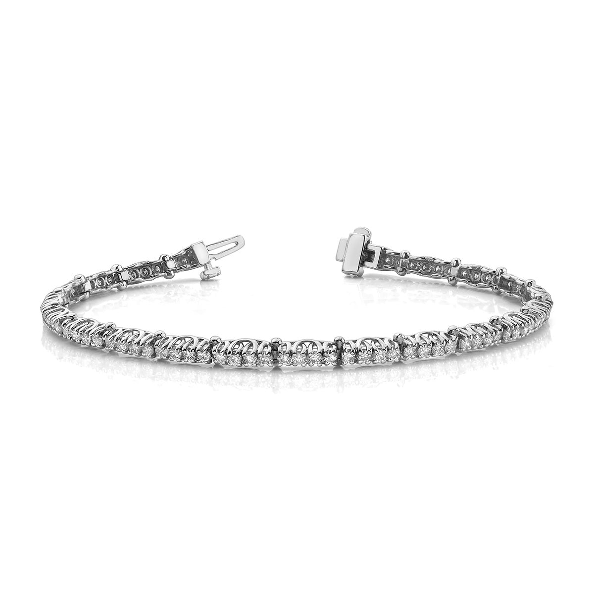 Continuous Loop Diamond Bracelet