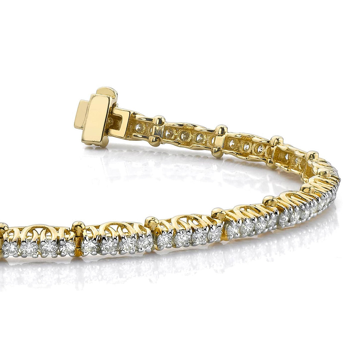 Continuous Loop Diamond Bracelet