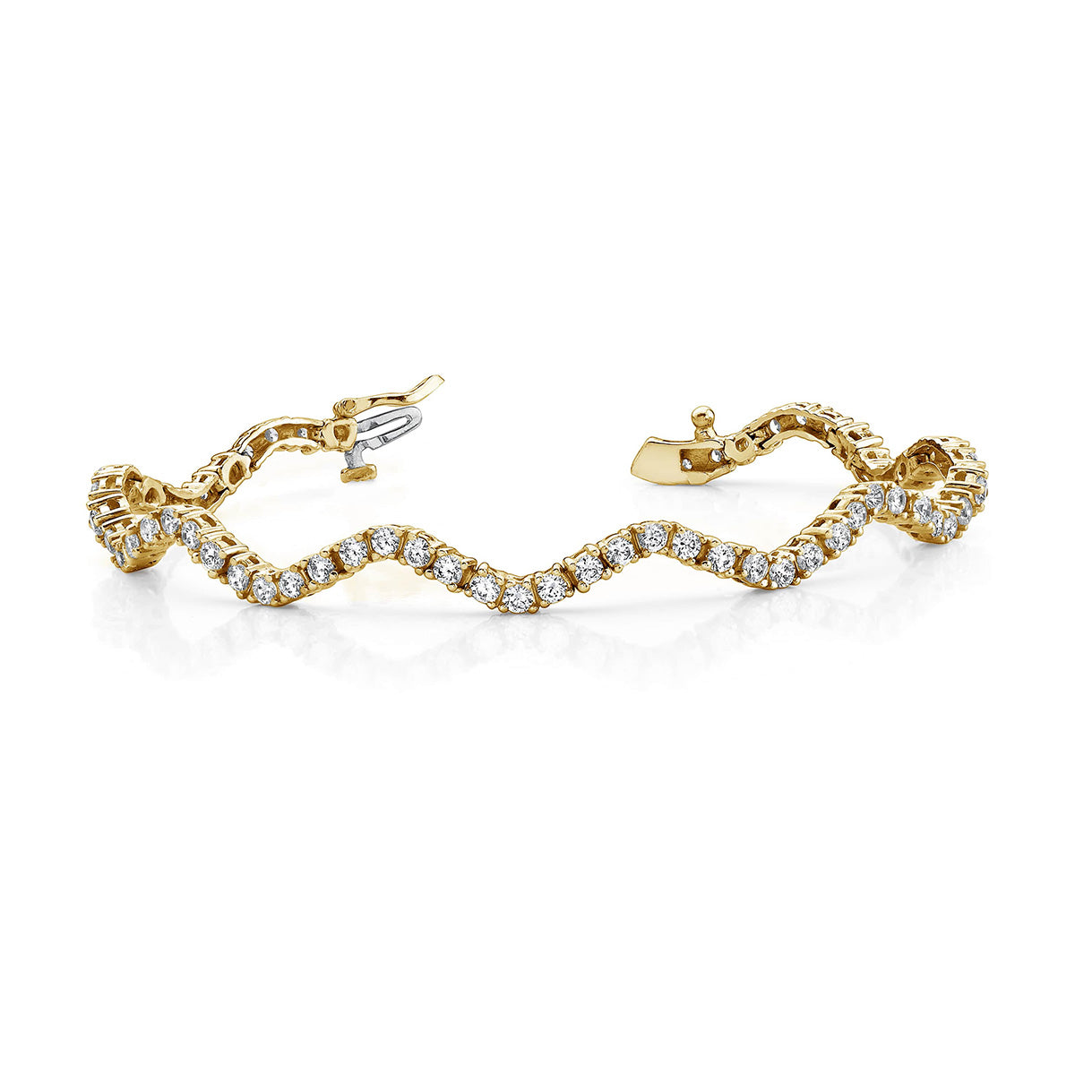 Winding Road Diamond Bracelet