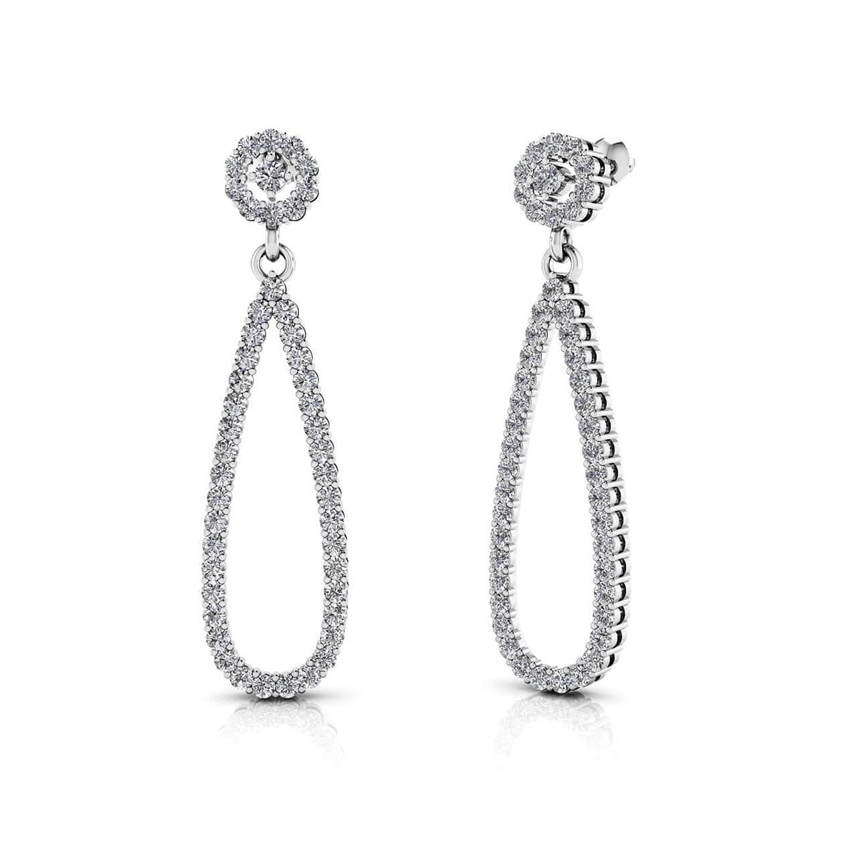 Long Teardrop Earrings