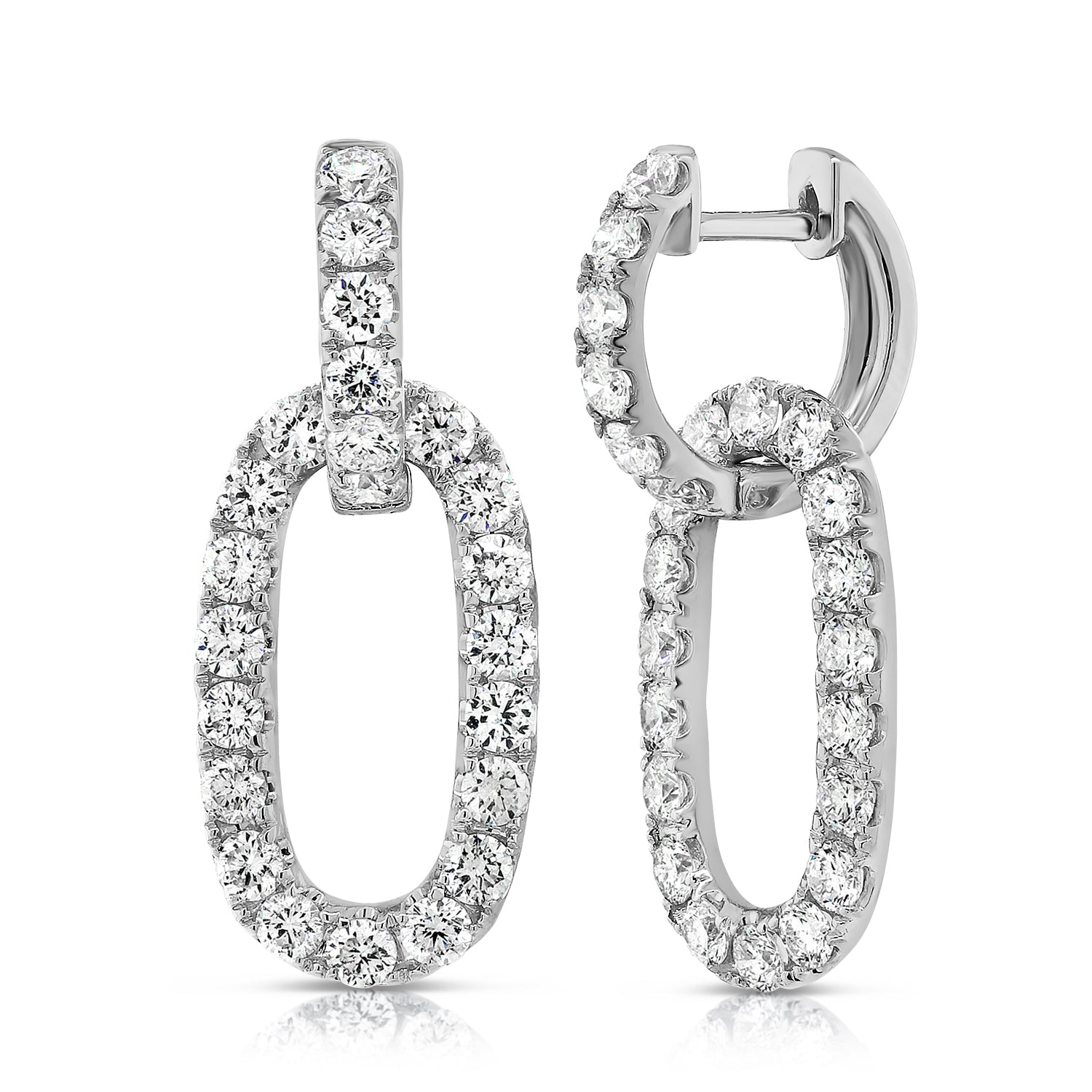 Diamond Link Earrings