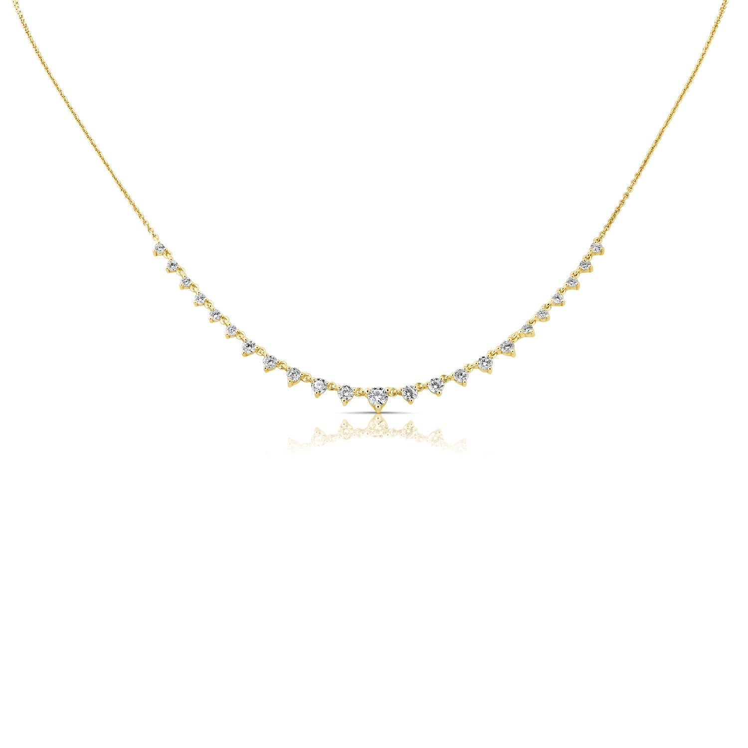 Diamond Station Necklace