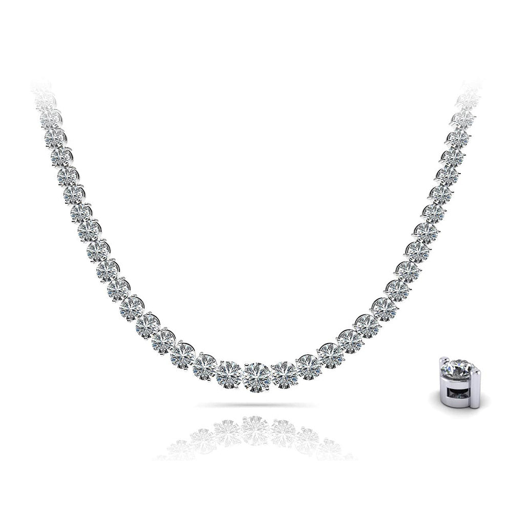 Graduated Diamond Strand