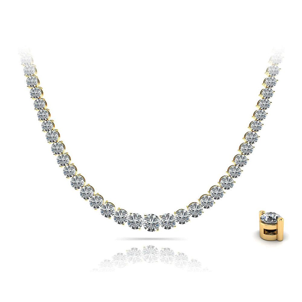 Graduated Diamond Strand