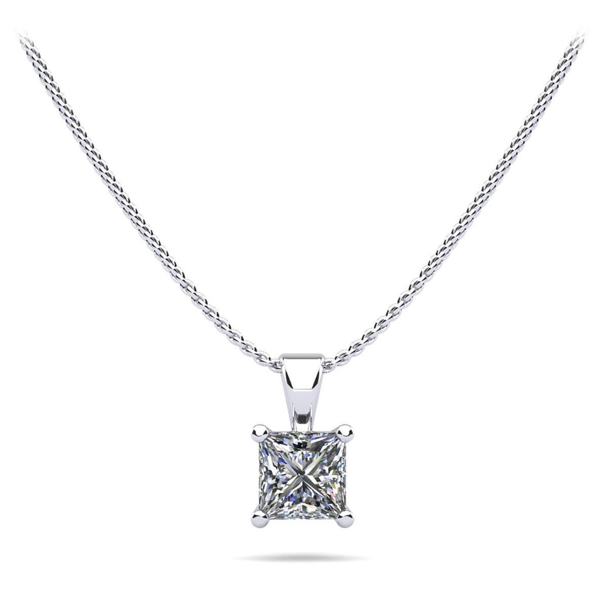 Perfect Princess Diamond Pendant