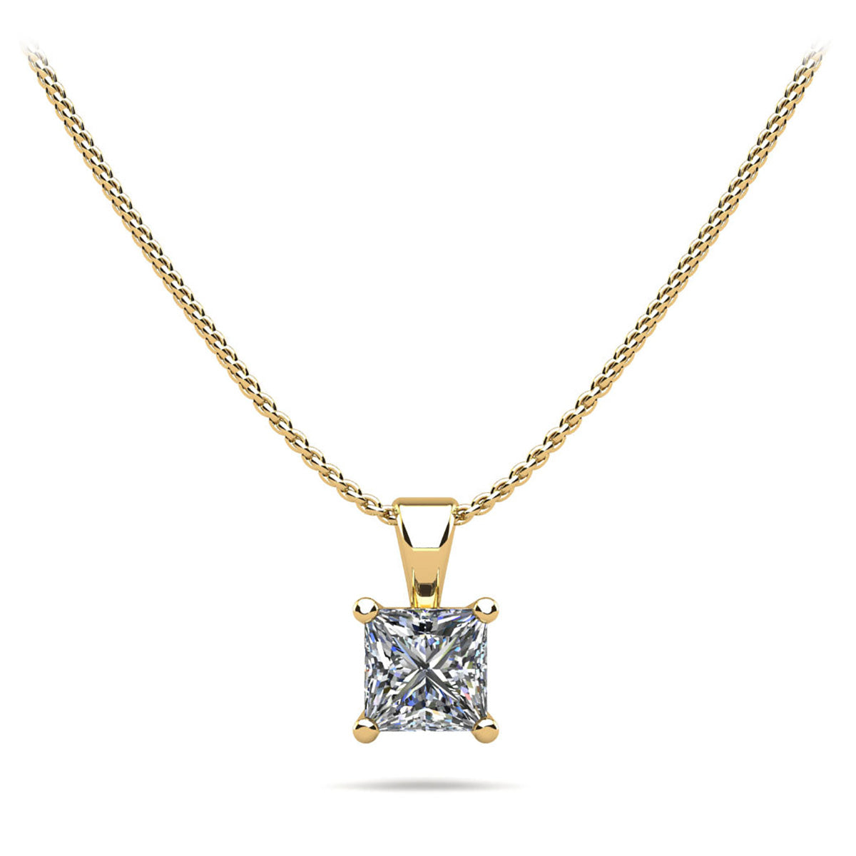 Perfect Princess Diamond Pendant